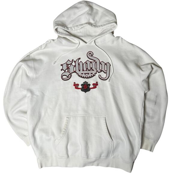 2000'S Shady LTD 2XL White Hoodie Pullover Crown Logo - Picture 1 of 9